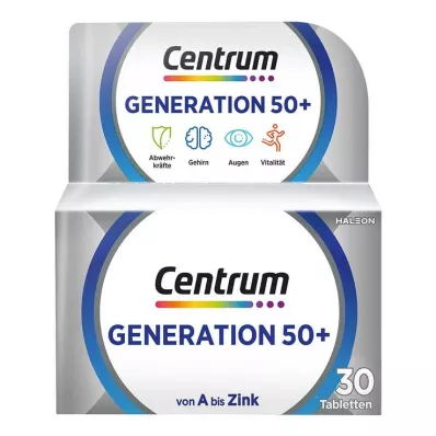 CENTRUM Generácia 50+ tablety, 30 kapsúl