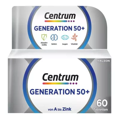 Centrum Generation 50 + tablety, 60 ks Centrum Generation 50 + tablety, 60 ks