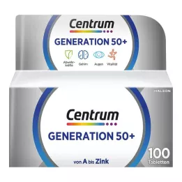 CENTRUM Generácia 50+ tablety, 100 kapsúl