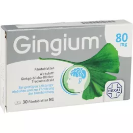 GINGIUM 80 mg filmom obalené tablety, 30 ks