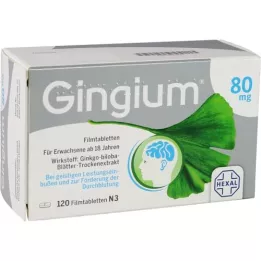 GINGIUM 80 mg filmom obalené tablety, 120 kusov