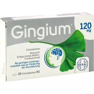 GINGIUM 120 mg filmom obalené tablety, 30 ks