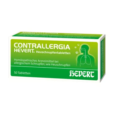 CONTRALLERGIA Tablety Hevert proti sennej nádche, 50 ks