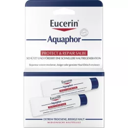 EUCERIN Aquaphor Protect &amp; Opravná masť, 2x10 ml