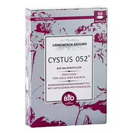 CYSTUS 052 Organické pastilky na hrdlo, 66 ks