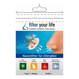 Filter Your Life nosový filter pre alergikov veľkosť l (7x2 kusy)