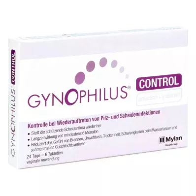 Gynophilus Control vaginálne tablety (6 ks) Gynophilus Control vaginálne tablety (6 ks)
