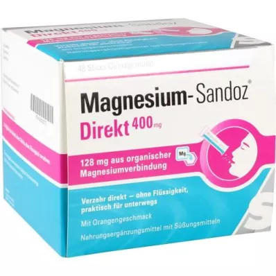 MAGNESIUM SANDOZ Priame 400 mg tyčinky, 48 ks