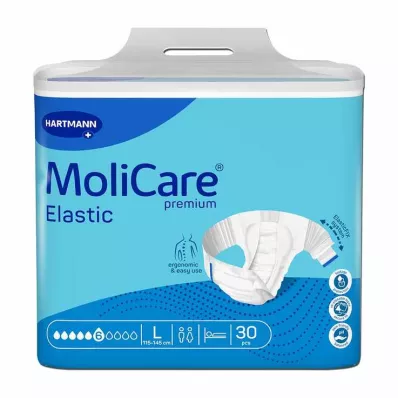 MoliCare® Premium Elastic Slip 6 kvapiek veľkosť L, 30 ks