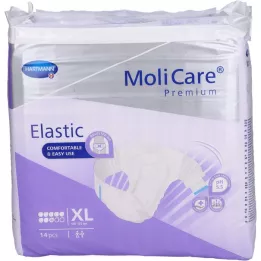 MOLICARE Premium Elastic Slip 8 kvapiek veľkosť XL, 14 ks