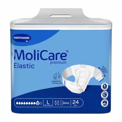 MoliCare® Premium Elastic Slip 9 kvapiek veľkosť L, 24 ks MoliCare® Premium Elastic Slip 9 kvapiek veľkosť L, 24 ks