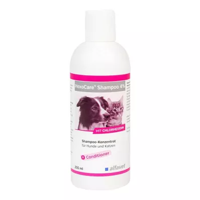 Hexocare šampón 4% pre psov a mačky, 250 ml Hexocare šampón 4% pre psov a mačky, 250 ml