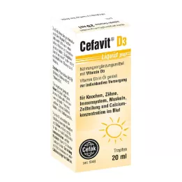 CEFAVIT D3 Tekuté čisté kvapky na orálne použitie, 20 ml