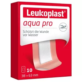 LEUKOPLAST aqua pro pásiky 38x63 mm, 10 ks