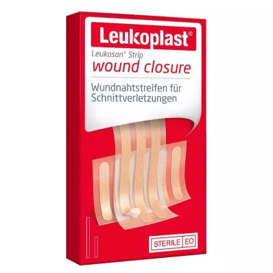 Leukoplast Leukosan Strip sterilný 6x38 mm / 6x75 mm, 9 ks