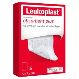 LEUKOPLAST Sterilný obväz na rany Leukomed 5x7,2 cm, 5 ks