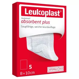 LEUKOPLAST Sterilný obväz na rany Leukomed 8x10 cm, 5 ks