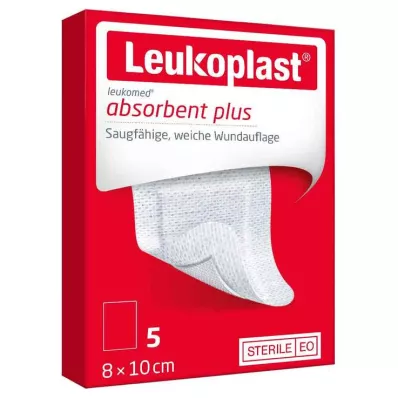 LEUKOPLAST Sterilný obväz na rany Leukomed 8x10 cm, 5 ks