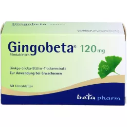 GINGOBETA 120 mg filmom obalené tablety, 50 ks
