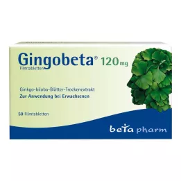 GINGOBETA 120 mg filmom obalené tablety, 50 ks