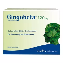GINGOBETA 120 mg filmom obalené tablety, 100 ks
