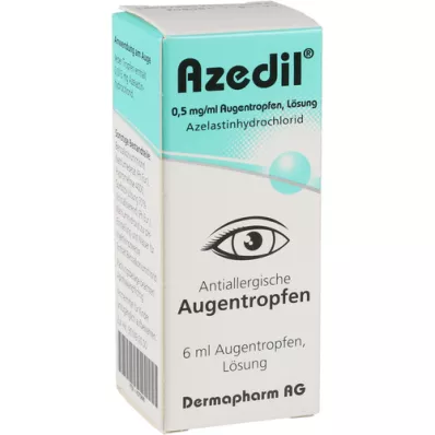 AZEDIL 0,5 mg/ml roztok očných kvapiek, 6 ml