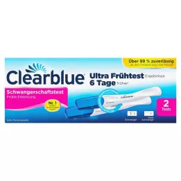 CLEARBLUE Test na včasnú detekciu tehotenstva, 2 ks
