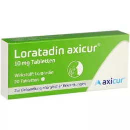 LORATADIN axicur 10 mg tablety, 20 ks