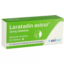 LORATADIN axicur 10 mg tablety, 50 ks