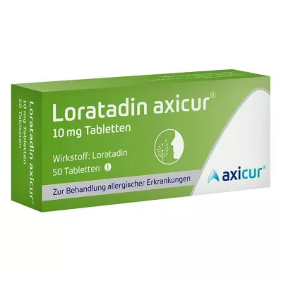 Loratadine axicur® 10 mg tablety, 50 ks Loratadine axicur® 10 mg tablety, 50 ks