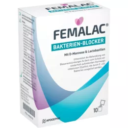 FEMALAC Blokátor baktérií v prášku, 10 ks