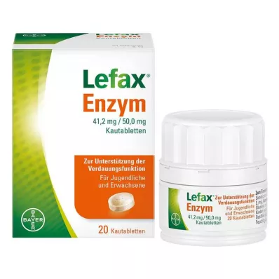 Enzýmové žuvacie tablety Lefax, 20 ks Enzýmové žuvacie tablety Lefax, 20 ks