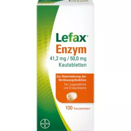 LEFAX Enzýmové žuvacie tablety, 100 ks