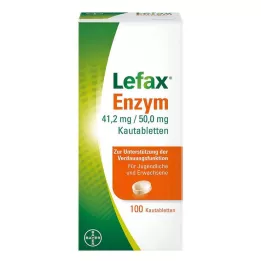 LEFAX Enzýmové žuvacie tablety, 100 ks
