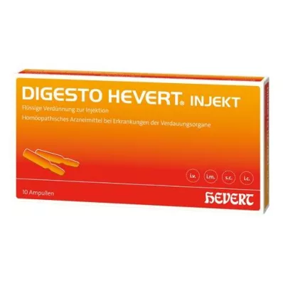 DIGESTO Hevert injekčné ampulky, 10X2 ml