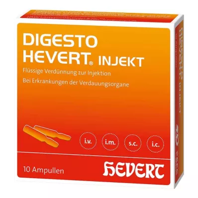 DIGESTO Hevert injekčné ampulky, 10X2 ml
