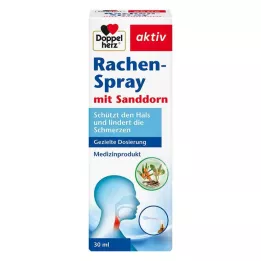 DOPPELHERZ Sprej do hrdla s rakytníkom, 30 ml