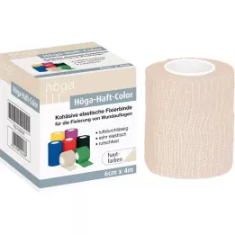 HÖGA-HAFT Farebná fixačná páska 6 cmx4 m vo farbe kože, 1 ks