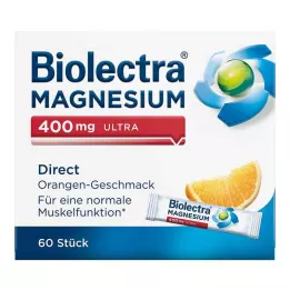 BIOLECTRA Horčík 400 mg ultra Direct Orange, 60 kapsúl