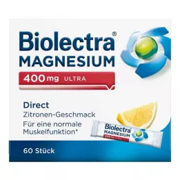 BIOLECTRA Horčík 400 mg ultra Direct Lemon, 60 kapsúl