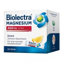 BIOLECTRA Horčík 400 mg ultra Direct Lemon, 60 kapsúl