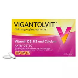 VIGANTOLVIT Vitamín D3 K2 Vápnik Filmom obalené tablety, 30 kapsúl