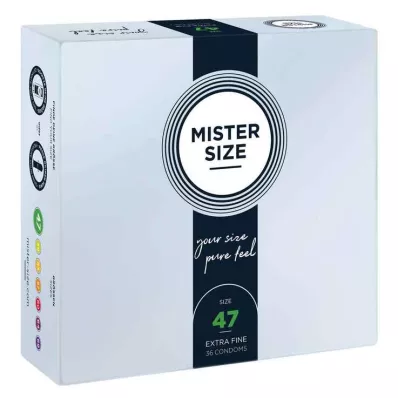 MISTER SIZE 47 kondómov, 36 ks