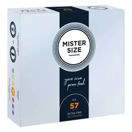 MISTER Kondómy veľkosti 57, 36 ks