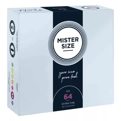 Kondómy Mister Veľkosť 64 (36 kusov)