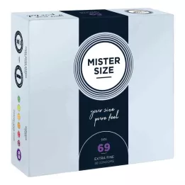 MISTER Kondómy veľkosti 69, 36 ks