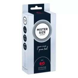 MISTER Kondómy veľkosti 60, 10 ks