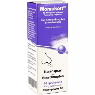 MOMEKORT 50 μg/sprej suspenzia nosového spreja 60 dospelých, 10 g