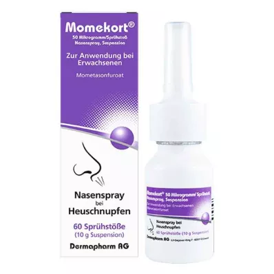 MOMEKORT 50 μg/sprej suspenzia nosového spreja 60 dospelých, 10 g