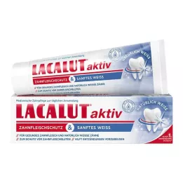 Lacalut aktívna ochrana ďasien &amp; jemná biela, 75 ml
